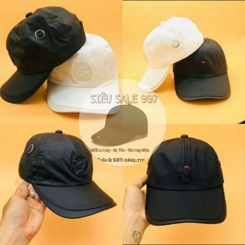 Nón Kết Chất Dù Logo Da Pu Xịn Xò, Mũ Nón Thời Trang Nam Nữ Đẹp