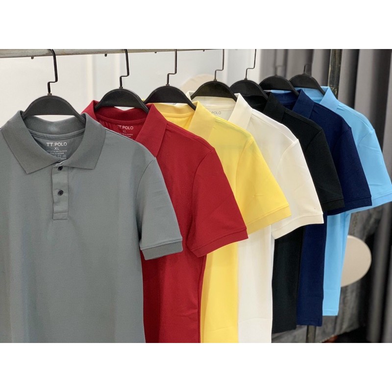 [ Hàng Canh Sale] Áo Polo Nam Tay Ngắn Cổ Bẻ Chất Đẹp 50-90 kg, Áo Thun Nam Có Cổ Cao Cấp Chất Mát
