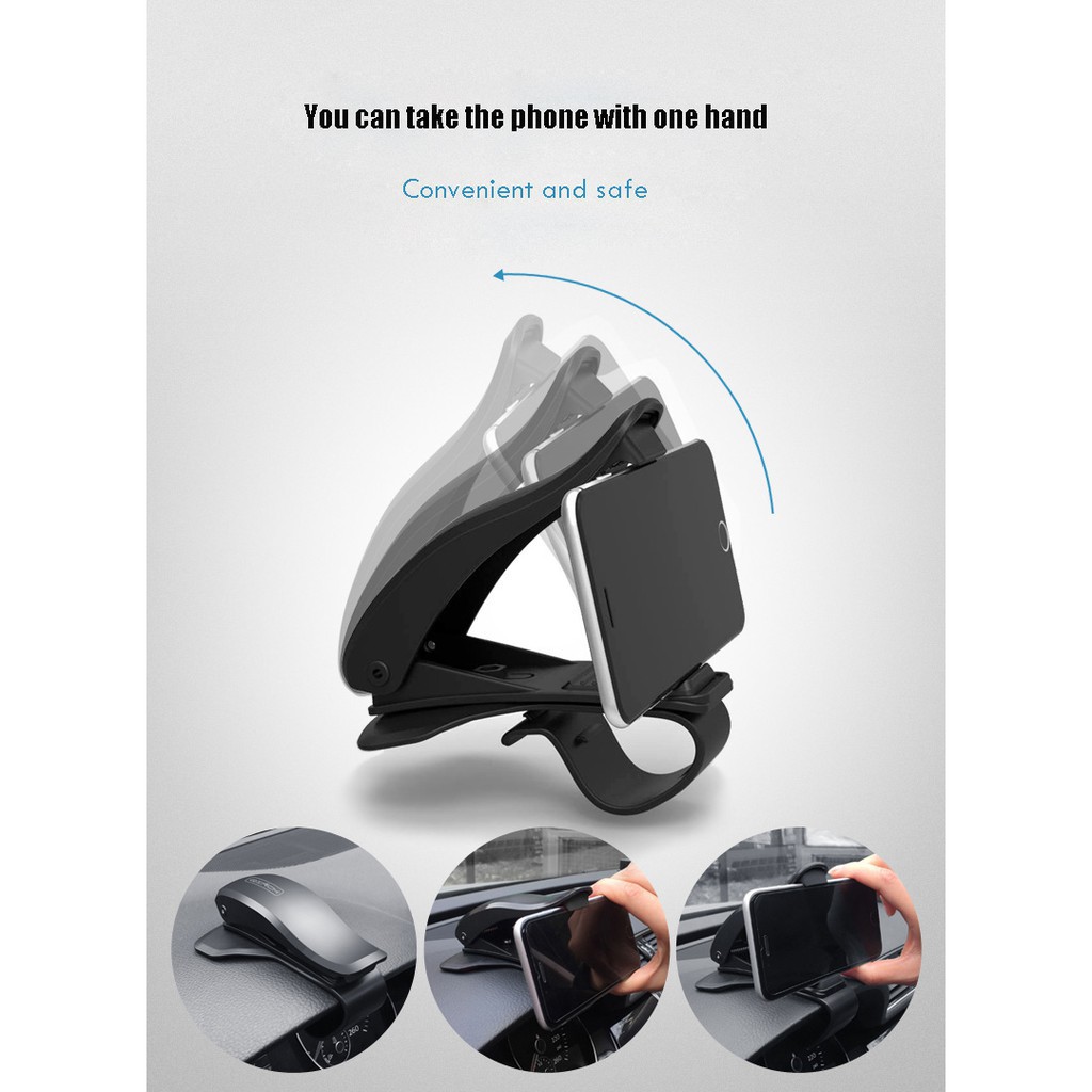 Giá đỡ điện thoại chống trượt thiết kế xoay 360 độ dành cho ô tô | BigBuy360 - bigbuy360.vn