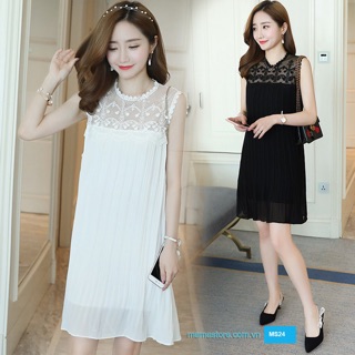 Đầm xếp ly