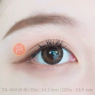 Kính Áp Tròng 𝐓𝐢𝐧𝐭𝐞𝐲𝐞 𝐋𝐞𝐧𝐬 TA-434 Nâu Tự Nhiên