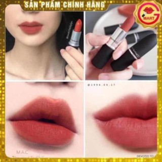 [CHÍNH HÃNG] Son Mac Deveted to Chili 316 - Màu đỏ đất - Matte