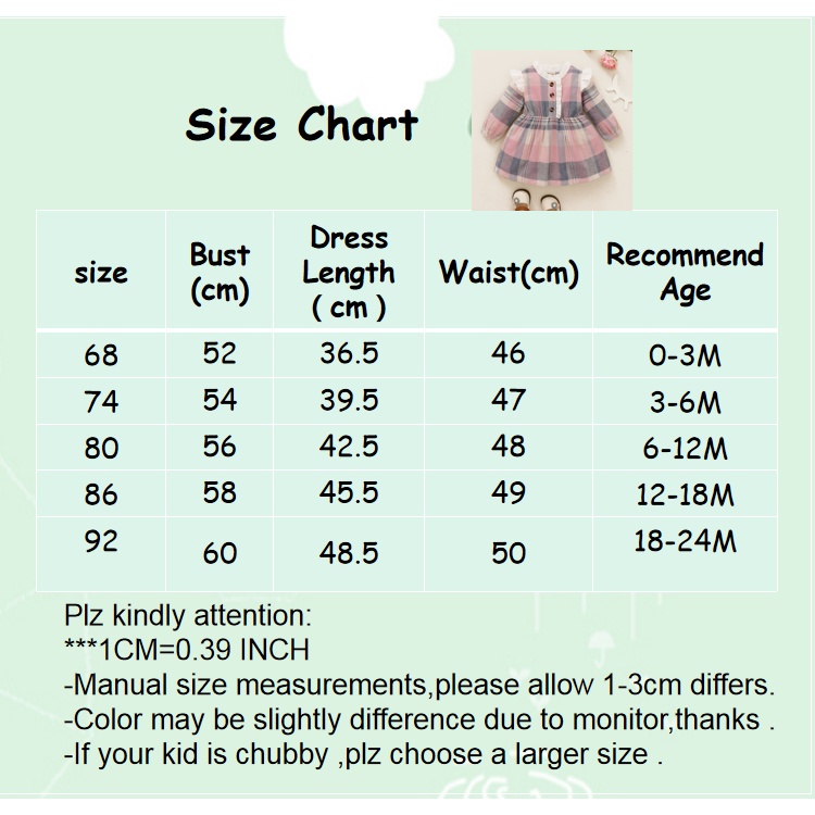Đầm Mikrdoo họa tiết kẻ caro tay dài phối màu hồng dễ thương nhún bèo phong cách công chúa cho bé gái