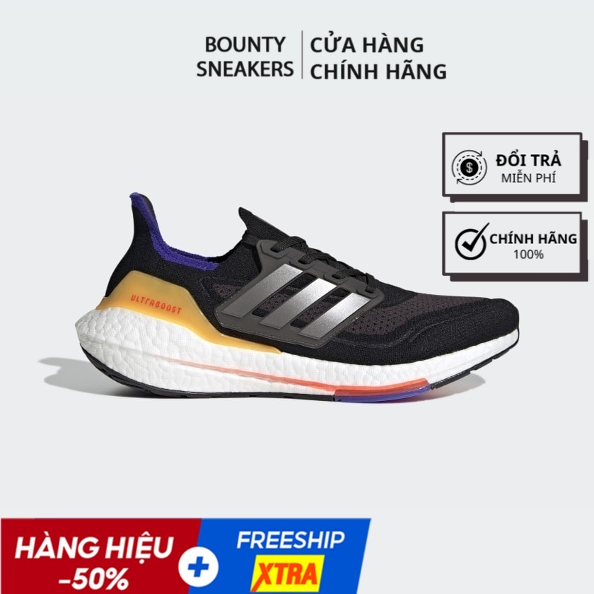 Giày  nam chính hãng Ultra Boost 21 &quot;Sonic Ink&quot; S23868 - Bounty Sneakers