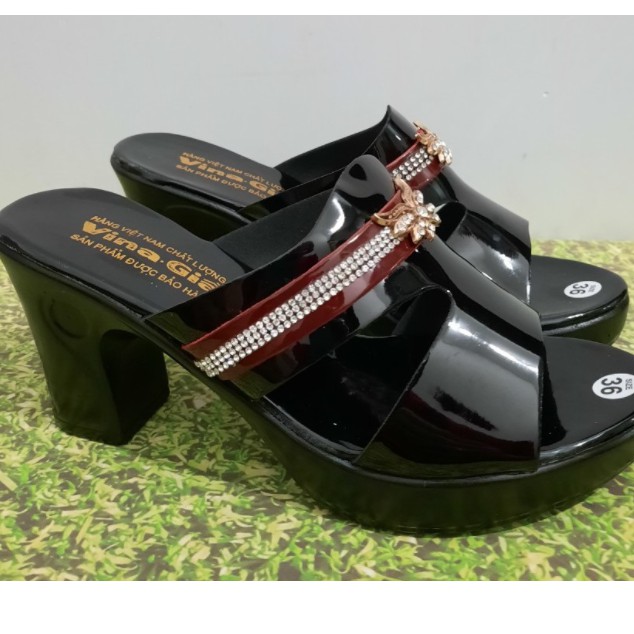 DÉP GUỐC CAO GÓT NỮ SIÊU NHẸ 7CM