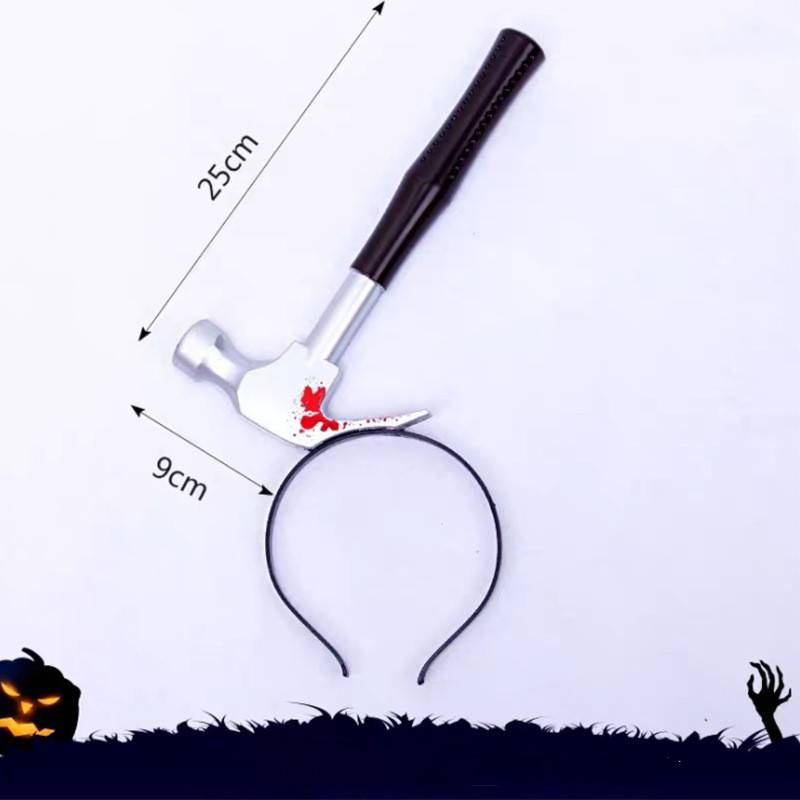 Kira Băng Đô Cài Tóc Hình Ma Có Dao Máu Vui Nhộn Trang Trí Halloween