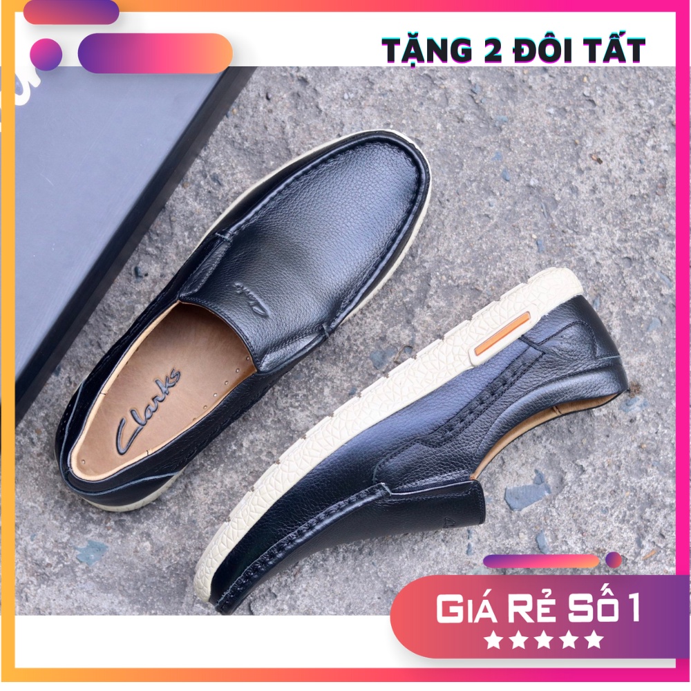 Giày lười nam da bò cao cấp, nhập Thái Lan Full hộp, bảo hành 2 Năm, mã SP CL06D, Thai Fashion Store