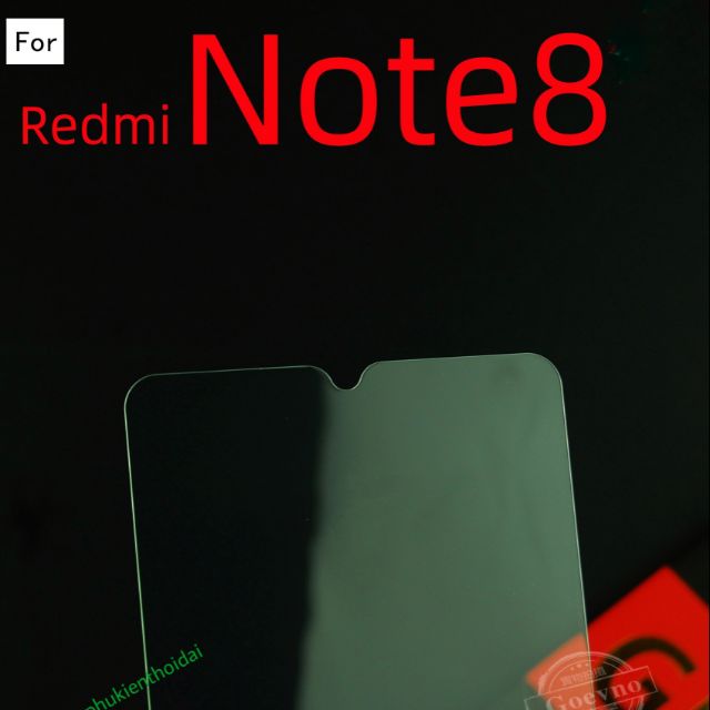 Kính cường lực Redmi Note 8 FREESHIP Từ 50k hiệu Goevno trong suốt trơn mượt hạn chế vân tay ( tặng keo mép )