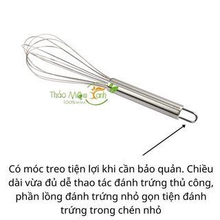 cây đánh trứng cầm tay inox