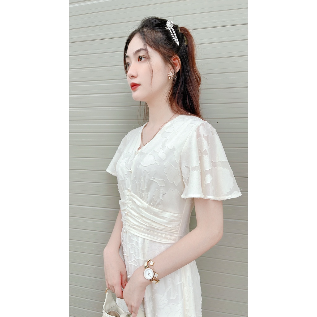 Váy CRUSH TAY CÁNH TIÊN tiểu thư có cl