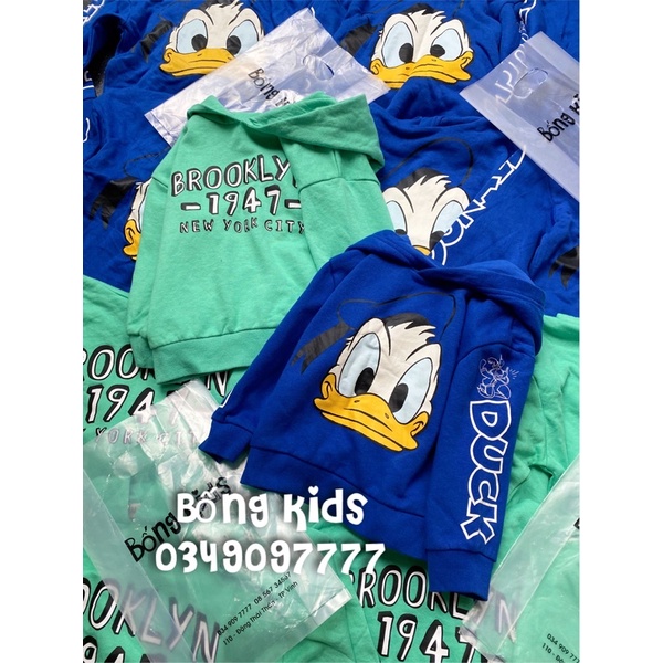 Áo Nỉ Hoodie Bé Trai In Hình HaM