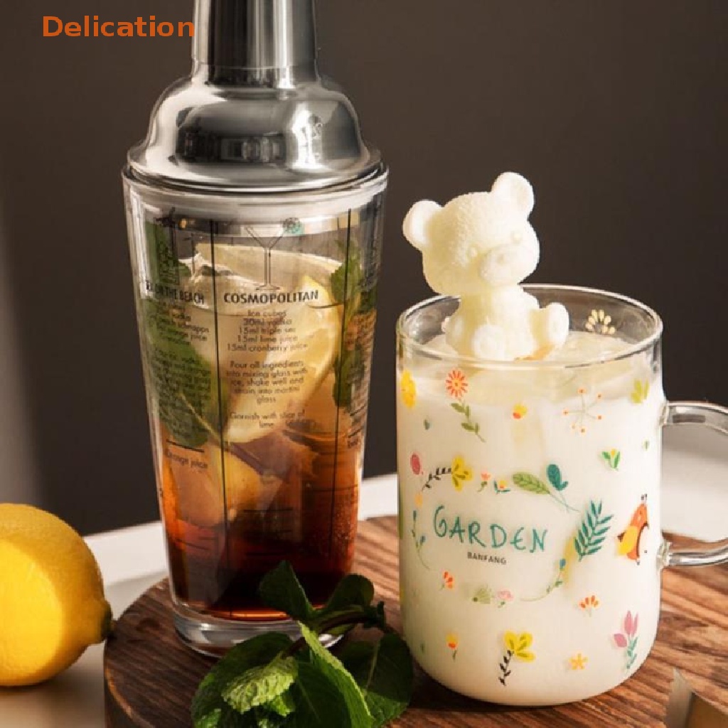 Khuôn Silicone Làm Kem / Sô Cô La Hình Gấu / Bông Hoa