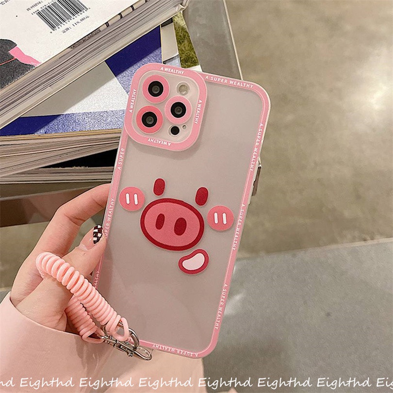 Ốp Điện Thoại Silicon Mềm Chống Sốc Hình Mũi Heo Cho iPhone 13 12 11 Pro Max X XR Xs Max 6 7 8 Plus SE 2020