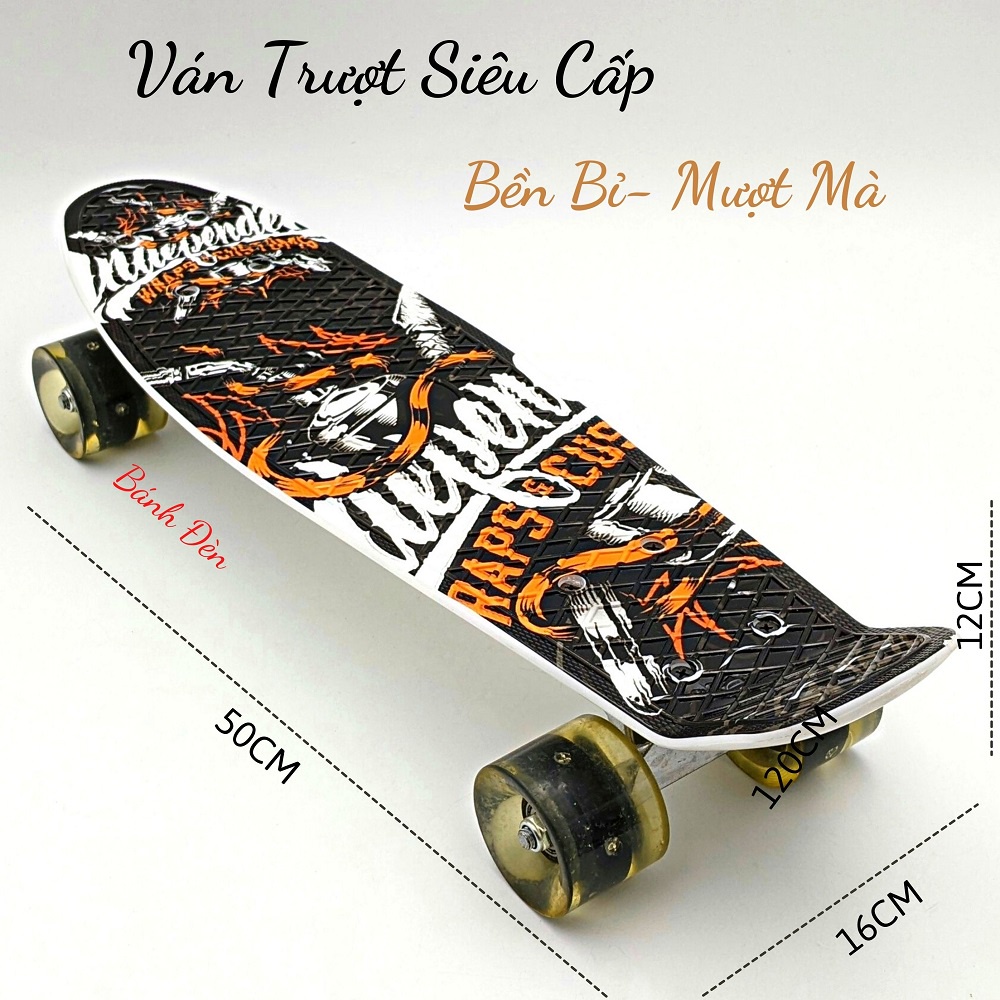 Giày patin, Ván Trượt ⚡ 𝐅𝐑𝐄𝐄 𝐒𝐇𝐈𝐏 ⚡ Hãng có đèn LED - mũ bảo hiểm và bộ bảo hộ Size M