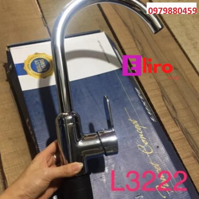 Vòi rửa chén nóng lạnh Luxta L3222 , Bh 5 năm, chính hãng