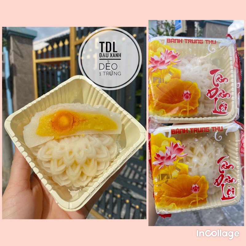 Bánh PÍA Tân Dân Lợi Gà quay/Thập cẩm- Bánh 200g/2 trứng muối-HÀNG NGON-CHÍNH HÃNG 100%