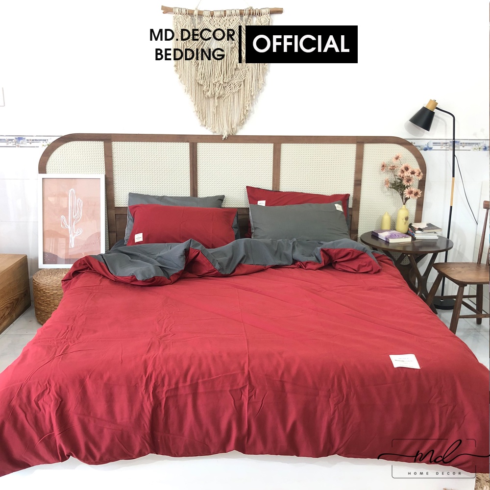 Bộ chăn ga gối Cotton Tici MD.Decor Bedding Drap Giường Đủ Kích Thước Trải Nệm 1M6 1M8 2M 2M2 Không Kèm Ruột