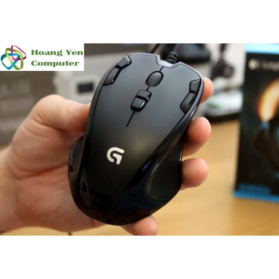 Chuột Gaming Có Dây Logitech G300S - 9 Nút Bấm Có Thể Lập Trình Qua Phần Mềm - BH 24 Tháng Chính Hãng