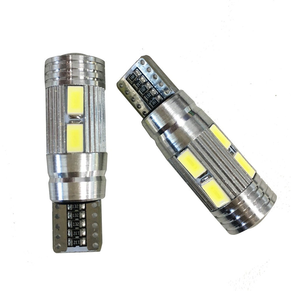 Đèn xi nhan đèn demi 10 SMD 5630 thấu kính CANBUS T10 - đèn led xinhan demi đèn sương mù