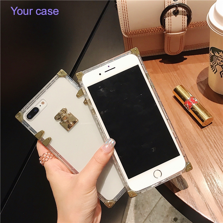 Ốp Điện Thoại Cứng Trong Suốt Kèm Dây Đeo Thời Trang Cho iPhone 6/6S 7/8 6P/6SP 7P/8P X/XS XR XS MAX 12 ip13