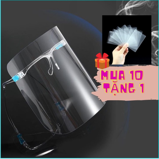 Tấm Che Y Tế Face Shiel 💦Tấm Chắn Giọt Bắn💦Mua 10 Tặng 1 CC - Giao Ngay Grab - Now 15' - , Kính Siêu Nhẹ