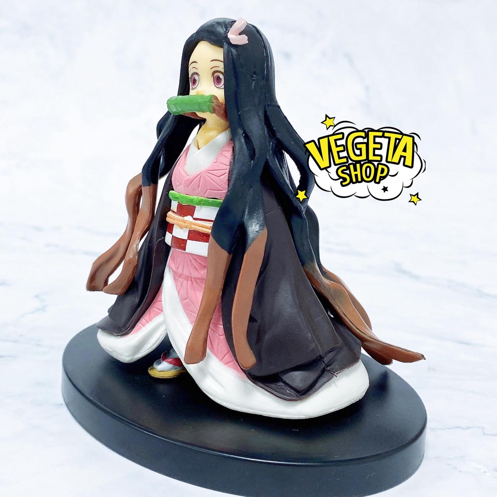 Mô hình Kimetsu No Yaiba - Mô hình thanh gươm diệt quỷ - Kamado Nezuko teo nhỏ sau khi dùng sức mạnh - Cao 10cm