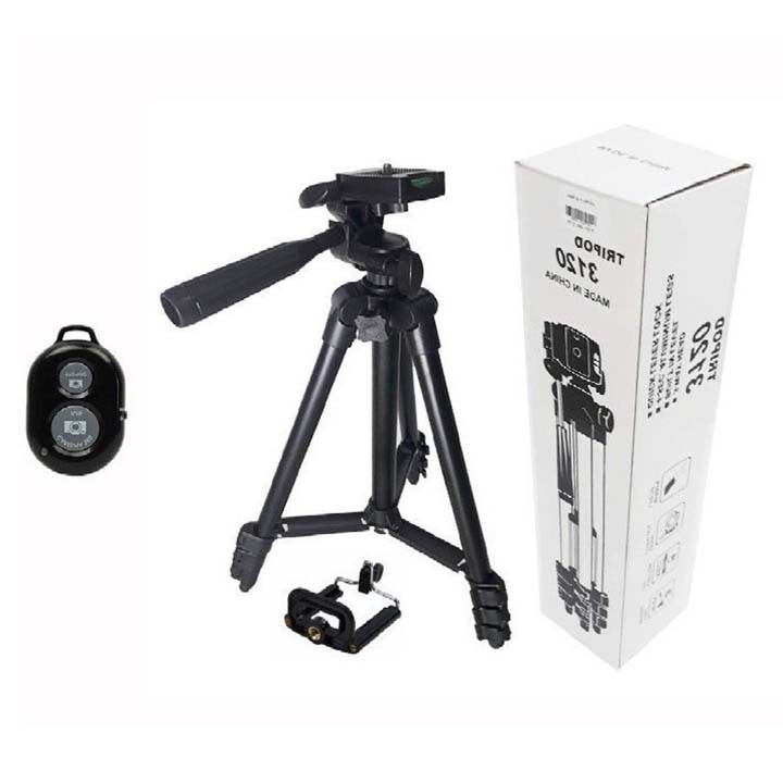 Chân Giá Đỡ Máy Ảnh Tripod 3120 Cao 1m5 Có Tay Cầm Quay Phim