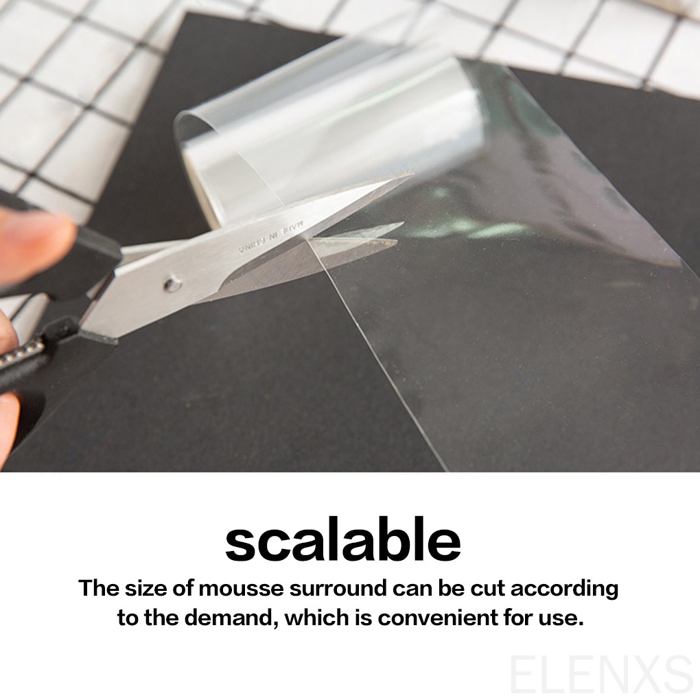 Cuộn băng keo trong suốt dùng quấn bảo quản bánh tráng miệng tiện dụng