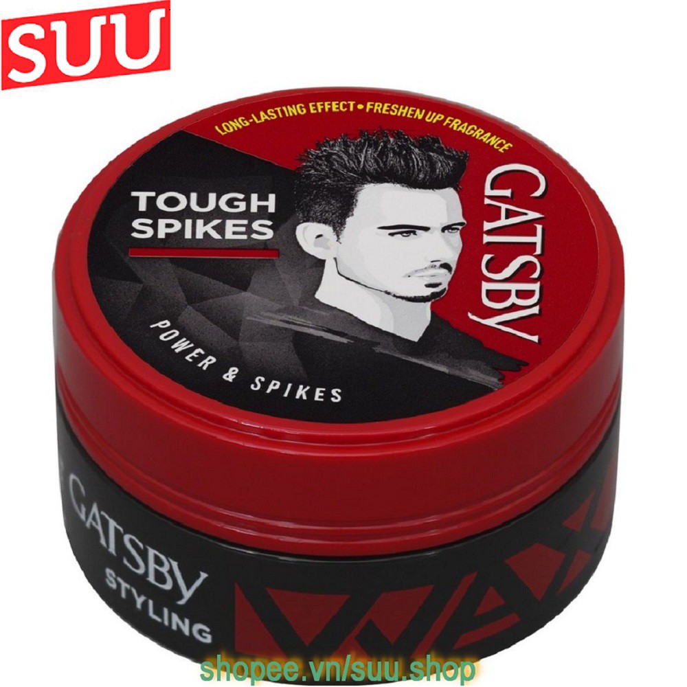 Wax Tạo Kiểu Tóc Gatsby Màu Đỏ 75g suu.shop cam kết 100% chính hãng