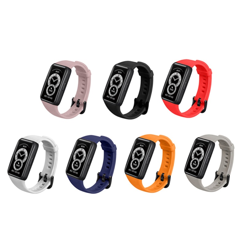 ✿ Dây Đeo Silicone Thay Thế Cho Đồng Hồ Thông Minh HUAWEl band 6 Bản Quốc Tế