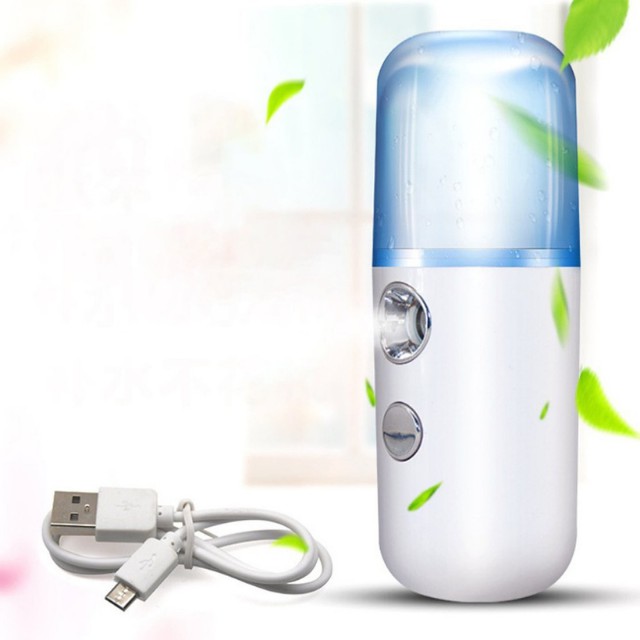 Máy Phun Sương Cầm Tay Xịt Khoáng Mini NANO Chính Hãng - Cung Cấp Độ Ẩm Dưỡng Da Mặt