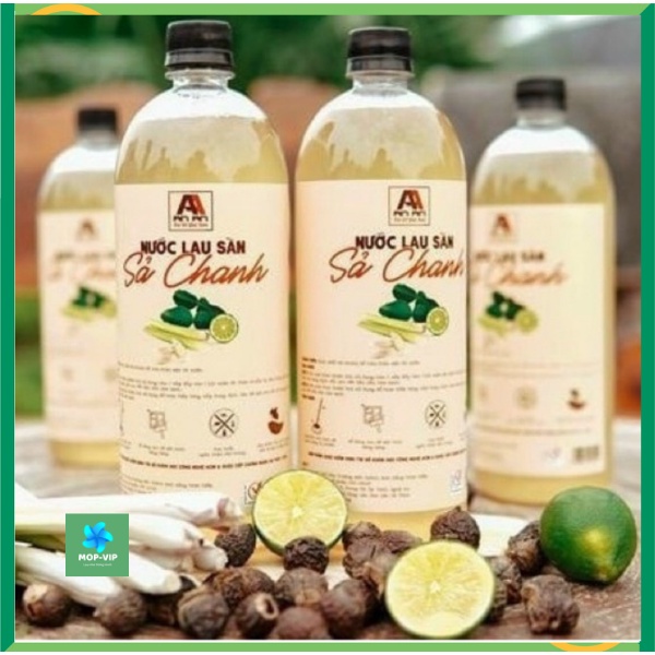 Nước lau sàn sả chanh hương tự nhiên, đuổi ruồi muỗi côn trùng, không độc hại, an toàn cho da nhạy cảm
