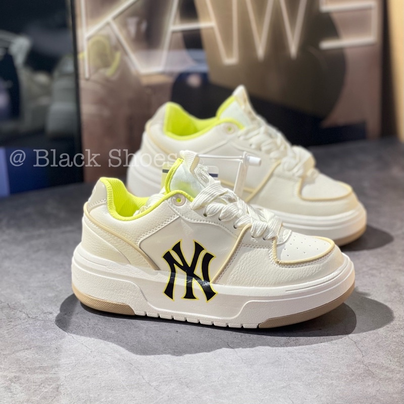 Giày MLB_Chunky Liner White Brow/ML_B Xanh Cốm