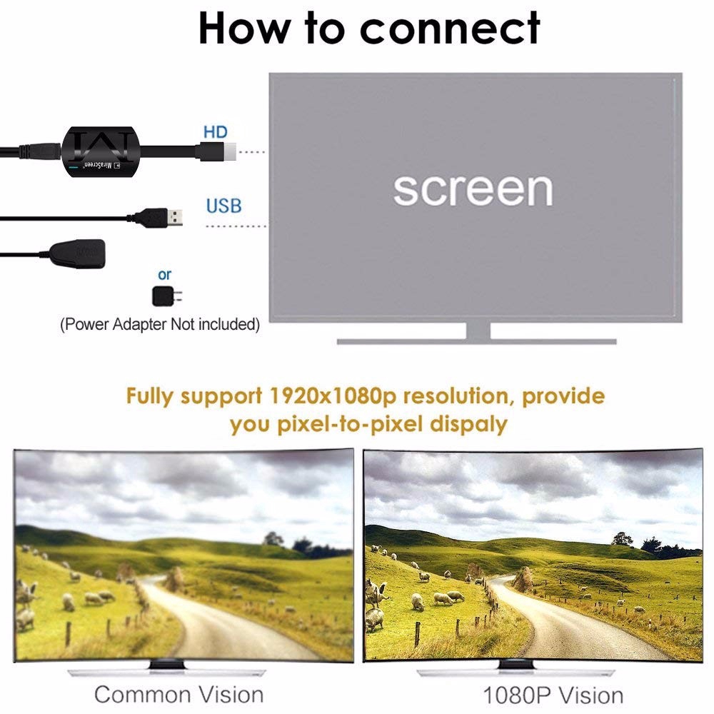 Thiết bị thu nhận tín hiệu hiển thị wifi Mirascreen G4 Dina Airplay HD 1080P