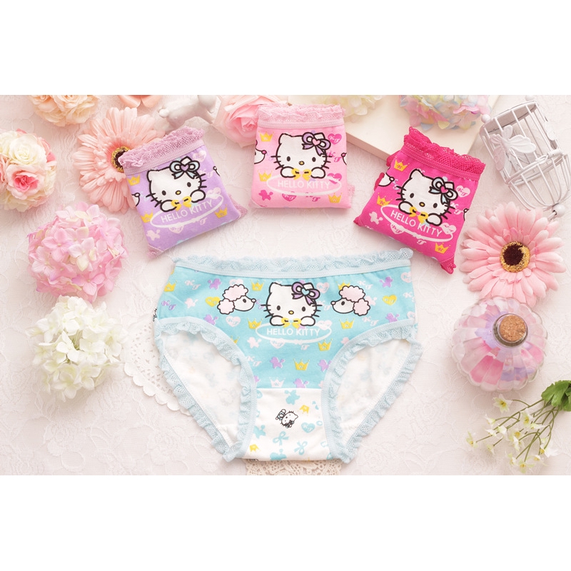 Quần lót cotton mềm mại thoải mái họa tiết dễ thương cho bé gái
