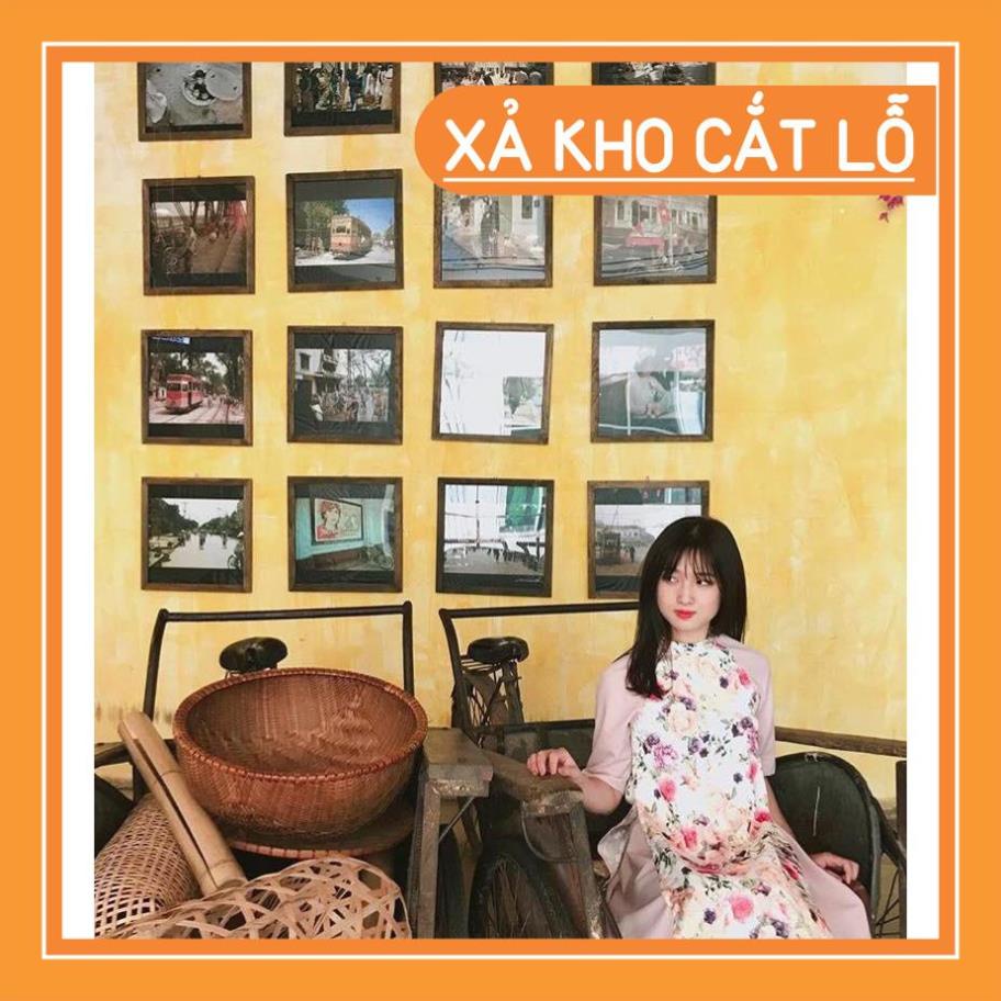 (Hot 2018) Set áo dài cách tân + chân váy xòe