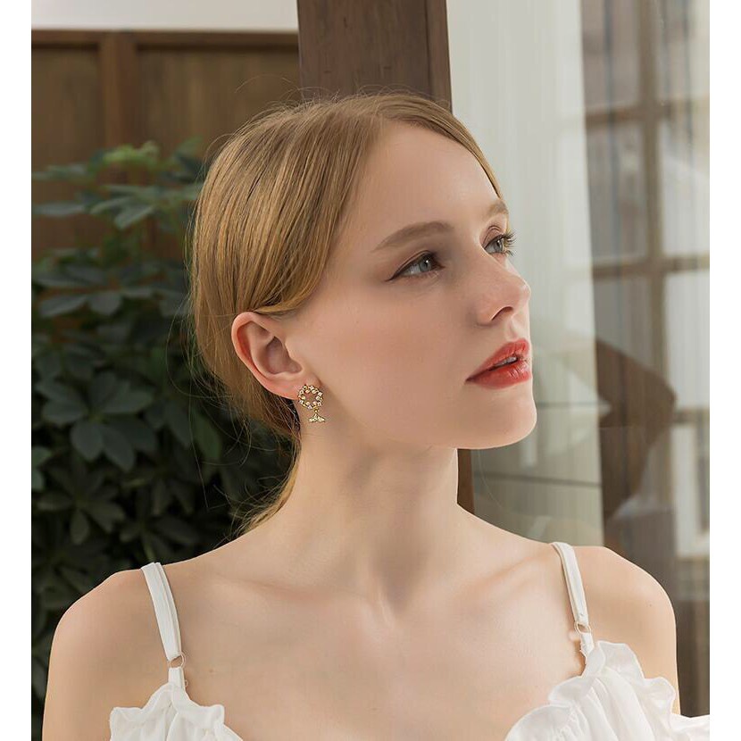 Khuyên tai hoa tai nữ xinh xắn - Mã HT063