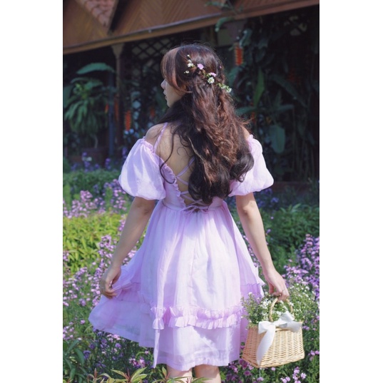 July dress - váy trễ vai tay phồng 🌺
