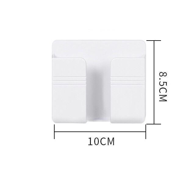 Kệ Đựng Remote Giá Để Điện Thoại Dán Tường Có Khe Dây Sạc | BigBuy360 - bigbuy360.vn