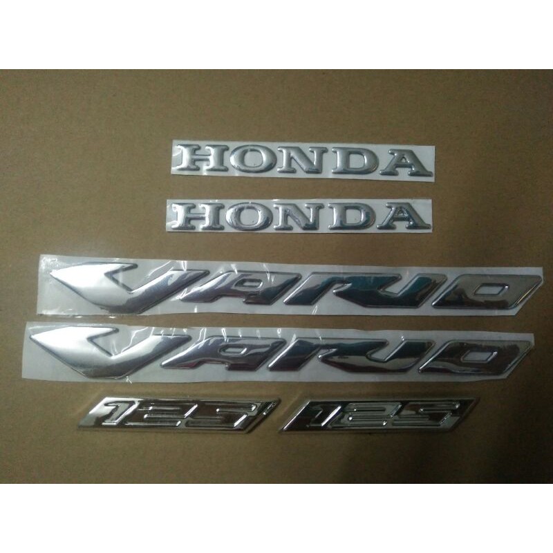 Bộ tem nổi Vario 2019 chữ honda