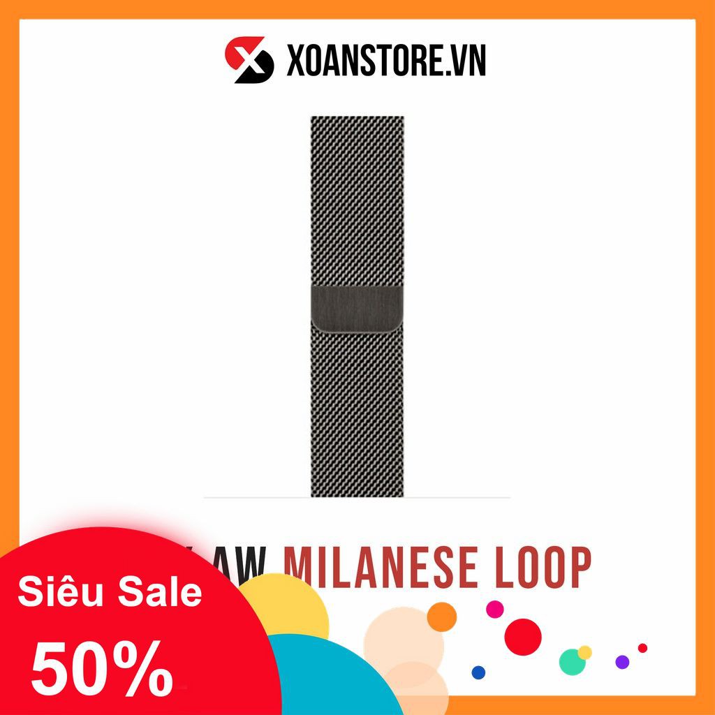 Dây Milanese Loop 38mm 40mm 42mm 44mm cho Apple Watch Series 1 | 2 | 3 | 4 | 5 | 6 chính hãng Zin 100%