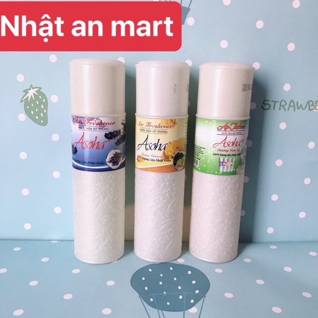 Xịt phòng cao cấp ASOHA hương nước hoa 400ml