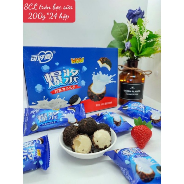 BÁNH BI NHÂN 3 LỚP SOCOLA PHỦ OREO NHÂN SỮA CHẢY HỘP 200g date mới nhất