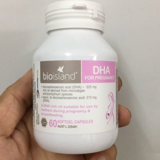 DHA cho bà bầu Bio Island 60 viên