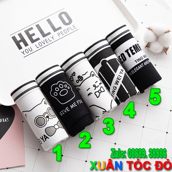 SỈ ZALO RẺ HƠN NHIỀU_ Quần Lót 5 Kiểu Ngầu Như Giang Hồ N011 | BigBuy360 - bigbuy360.vn