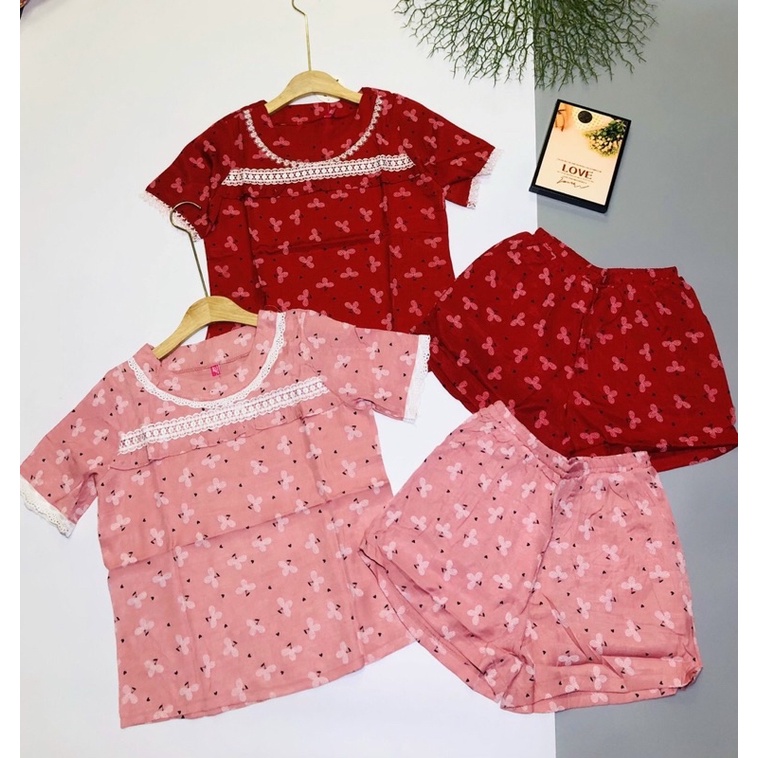 Đồ bộ đùi vải xô mát