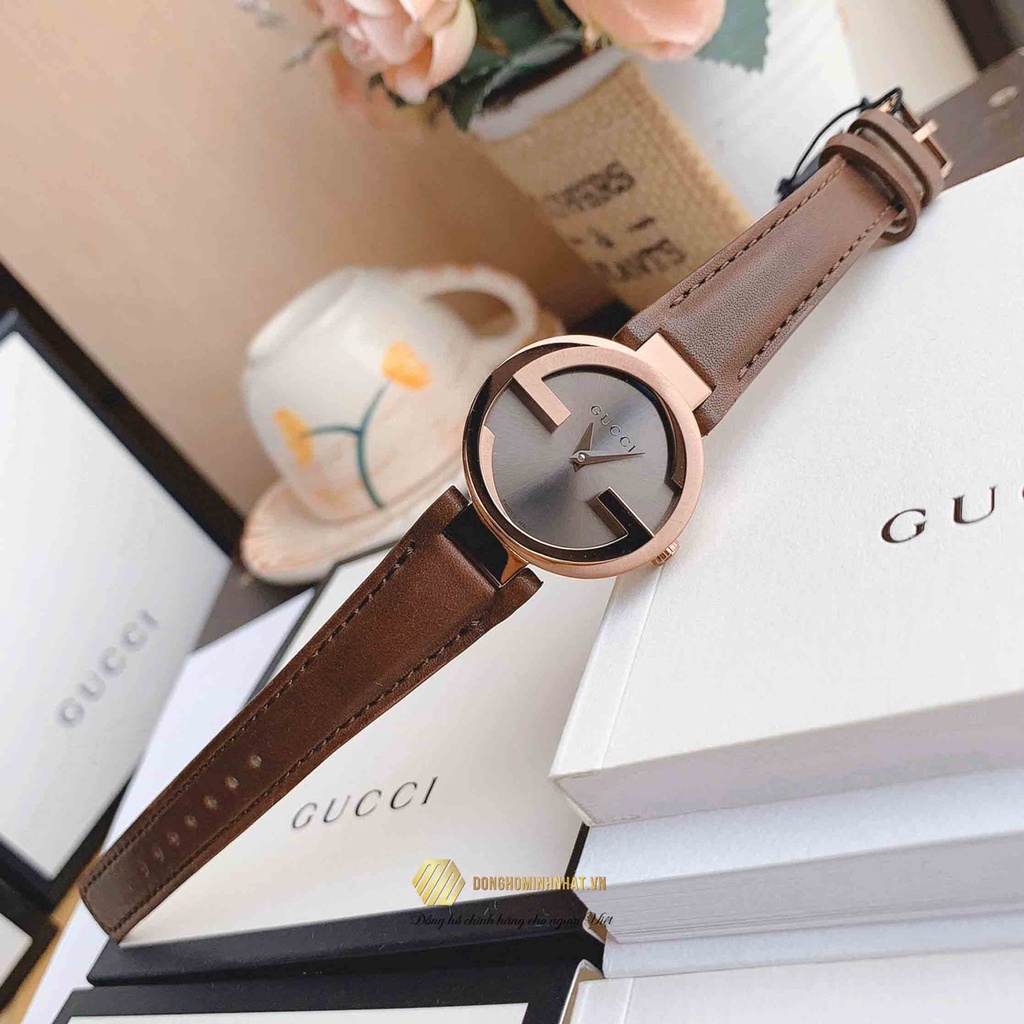 Đồng hồ nữ GUCCI đồng hồ pin 2 kim SANG TRỌNG- TRANG NHÃ size 28-36mm