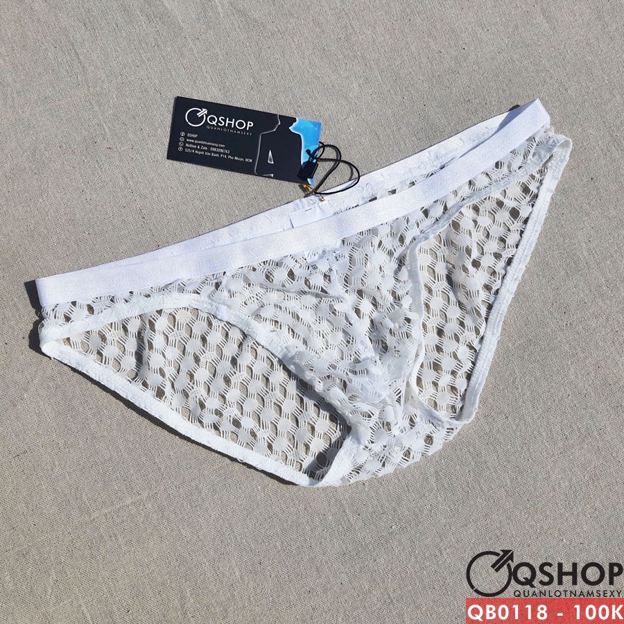 Quần lót tam giác nam thun lưới lỗ QSHOP QB0118