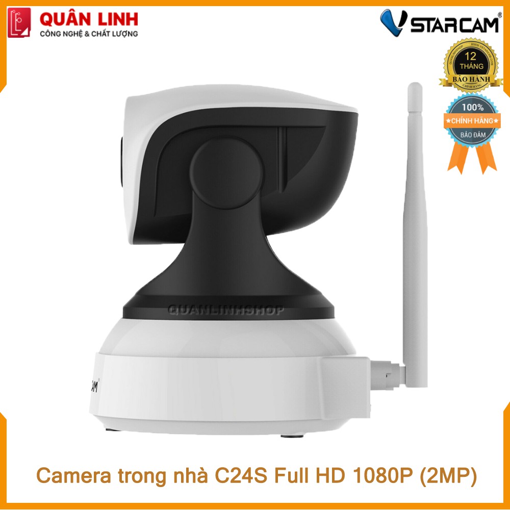 Combo Camera Wifi IP Vstarcam C24s Full HD 1080P kèm thẻ nhớ