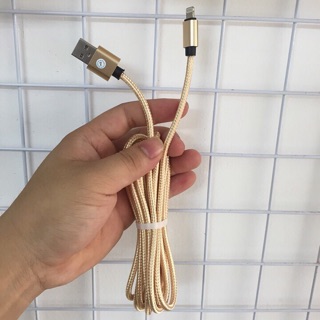 Cáp bọc dù 3m IPHONE/ SAMSUNG -